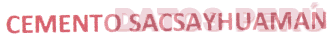 CEMENTO SACSAYHUAMAN