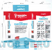 SANSÓN ¡RINDE UN MONTÓN! PEGAMENTO BLANCO FLEXIBLE CHEMA CALIDAD QUE CONSTRUYE ITICSA