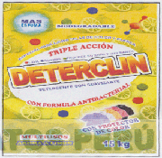 DETERCLIN TRIPLE ACCIÓN DETERGENTE CON SUAVISANTE CON FORMULA ANTIBACTERIAL