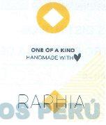 ONE OF A KIND HANDMADE WITH RAPHIA
