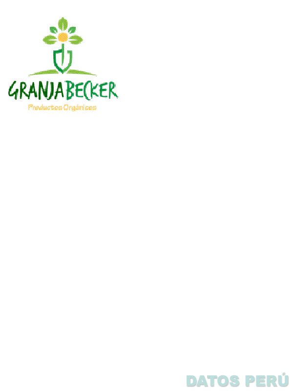 GRANJA BECKER PRODUCTOS ORGÁNICOS