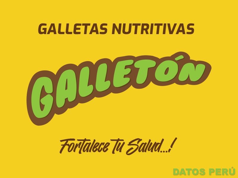 GALLETAS NUTRITIVAS GALLETÓN FORTALECE TU SALUD...!