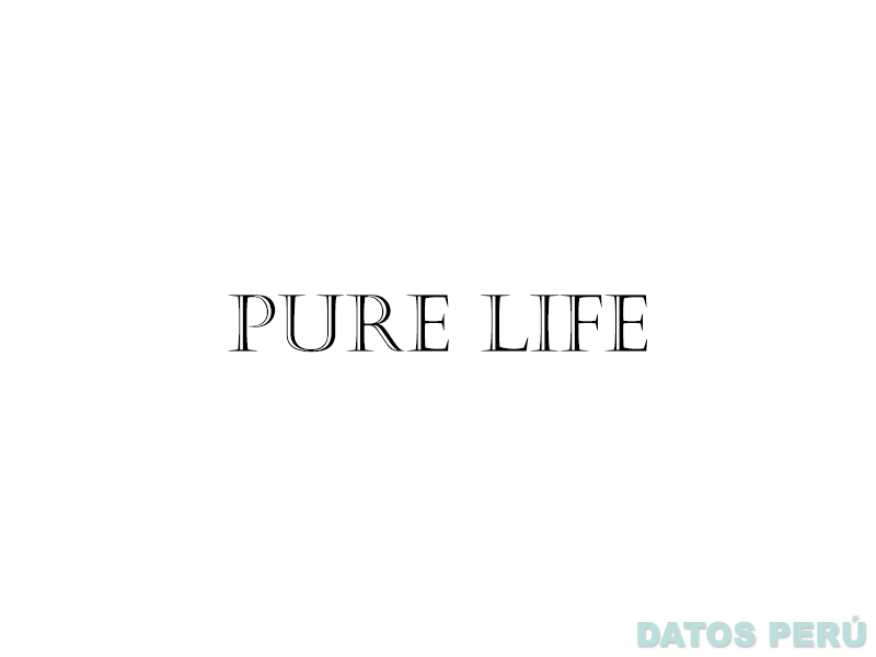 PURE LIFE