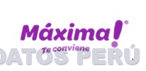 MÁXIMA! TE CONVIENE