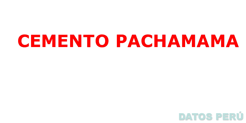 CEMENTO PACHAMAMA