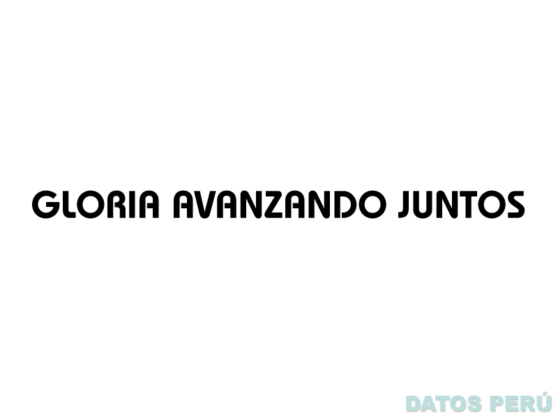 GLORIA AVANZANDO JUNTOS