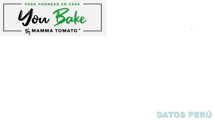 PARA HORNEAR EN CASA YOU BAKE BY MAMMA TOMATO
