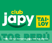 CLUB JAPY TAI LOY FELIZ CON TUS COMPRAS, JAPY CON TUS PUNTOS.