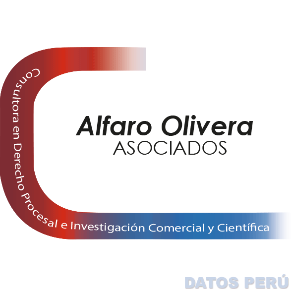 ALFARO OLIVERA ASOCIADOS CONSULTORA EN DERECHO PROCESAL E INVESTIGACIÓN COMERCIAL Y CIENTÍFICA