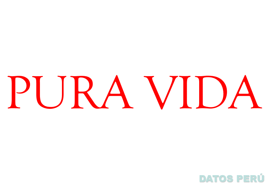 PURA VIDA