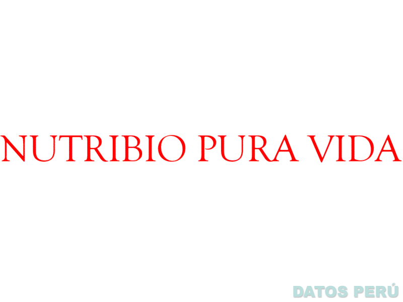 NUTRIBIO PURA VIDA